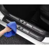 Naklejki Ochronne na Progi Mini – Carbon Look z Logo MINI COOPER - zestaw 4 sztuk